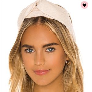 Lover + Friends thick Harmony headband pale pink